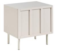 Beliani Bedside Table Clunes Light Beige