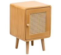 Bedside Table LEFROY Light Brown