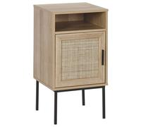 Beliani Bedside Table Pasco Light Brown