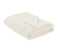 Bedspread CHAGYL Cotton 220 x 240 cm Light Beige