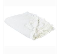 Beliani Bedspread Hatton Cotton 220 X 240 Cm Off-White
