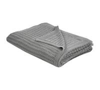 Beliani Bedspread Ilen Cotton 150 X 200 Cm Grey