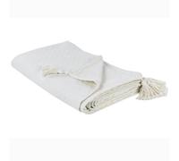 Bedspread LINDULA Cotton 200 x 220 cm Off-White