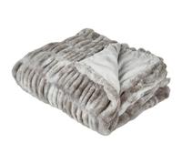 Bedspread MACODES Faux Fur 150 x 200 cm Grey