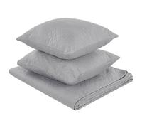 Bedspread with Cushions ALAMUT 140 x 210 cm Grey