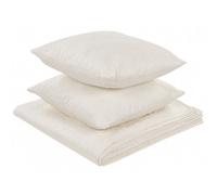 Bedspread with Cushions RUDKHAN 140 x 210 cm Off-White