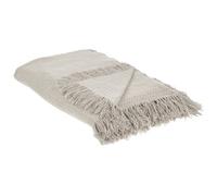 Beliani Bedspread Yerbent Cotton 220 X 240 Cm Light Grey