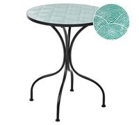 Bistro Table ANAPO 60 cm 60 cm Metal Black