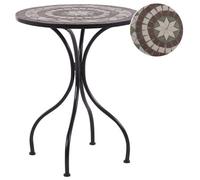 Beliani Bistro Table Cariati 60 Cm 60 Cm Black