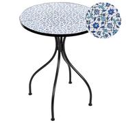 Beliani Bistro Table Chapeco 60 Cm 60 Cm Metal Black