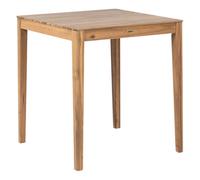 Beliani Bistro Table Chioggia 70 Cm 70 Cm Certified Acacia Wood Light Brown