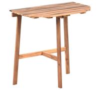Beliani Bistro Table Osigo 44/70cm Brown, Brown