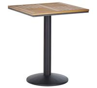 Bistro Table PALMI 60 cm 60 cm Wood-like Brown