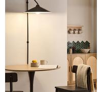 Beliani Black Metal Bell Wall Lamp - Modern Industrial Adjustable Bedside And Desk Light, Slim Wall-Mount