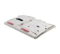 Beliani Blanket Alappuzha Cotton 130 X 180 Cm White