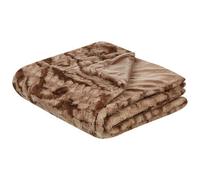 Blanket BAKIRA Faux Fur 150 x 200 cm Brown