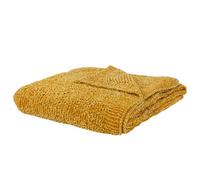 Blanket HAIFA Polyester 150 x 200 cm Solid Mustard