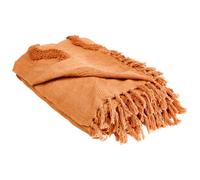 Blanket KHARI Cotton 150 x 200 cm Orange