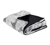 Beliani Blanket Kosi 150 X 200 Cm Light Grey