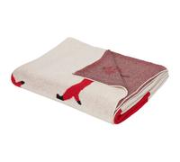 Beliani Blanket Reerh Cotton 130 X 170 Cm Beige