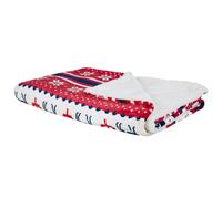 Beliani Blanket Reka 150 X 200 Cm Red