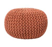Beliani Boho Pouffe Conrad Cotton Copper