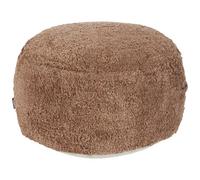 Beliani Boho Pouffe Kandhkot Cotton Brown