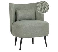 Beliani Boucle Armchair Green Otsby