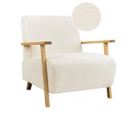 Armchair LESJA Boucle Light Beige