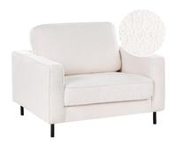 Beliani Armchair SAVALEN Boucle White, White
