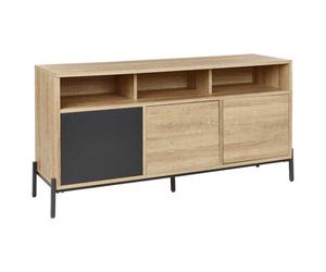 Beliani Cabinet Moines Brown/ Black