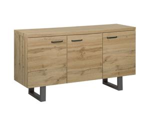 Beliani Cabinet Timber Light Brown