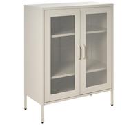 Beliani Cabinet Wakatipu Metal Light Beige