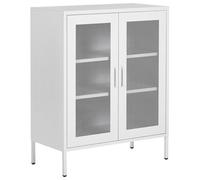 Beliani Cabinet Wakatipu Metal White