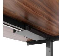 Beliani Cable Tray For Manual Adjustable Desk Tracie Black