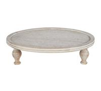 Beliani Cake Stand Luksor Mango Wood Light Brown