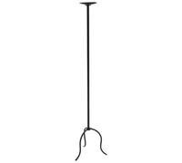 Beliani Candle Holder Almada 118 Cm Metal Black
