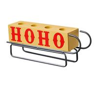 Beliani Candle Holder Kuhmo Yellow Metal