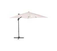 Beliani Cantilever Parasol 238 Cm Monza Light Beige