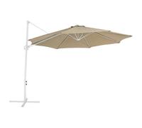 Beliani Cantilever Parasol 295cm Savona Ii Taupe