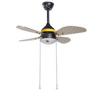 Ceiling Fan with Light DOLORES LED Yellow