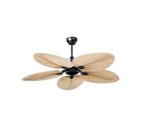 Beliani Ceiling Fan without Light Metal Natural Ceiling Lamp Dining Room Living Room Bedroom, MAMMOTH