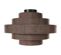 Ceiling Lamp EREBATO Linen Brown