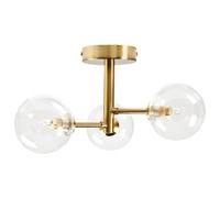 Ceiling Lamp MARICAO Glass Brass