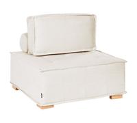 Beliani Chair Module Tibro Fabric Off-White