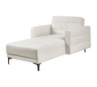 Beliani Chaise Longue Aberdeen Fabric Off-White