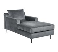Chaise Longue GUERET Velvet Grey