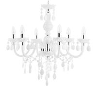 Beliani Chandelier Kalang White