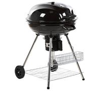 Beliani Charcoal Bbq Grill Marapi Metal Black, Black