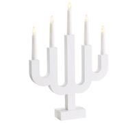 Indoor LED Christmas Decoration Accessory Candle Holder LED Lights Lighting MDF White Bjorkan